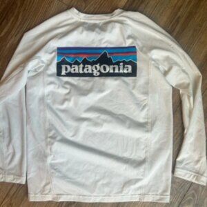 Patagonia Capilene Silkweight White Long Sleeve Kids 7/8